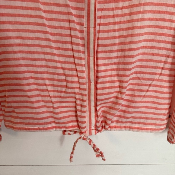 MOUNTAIN HARDWARE Striped button woman long sleeve casual activewear top M - Picture 3 of 11